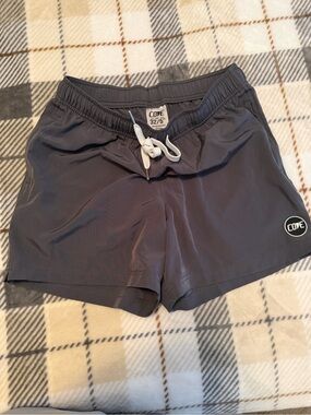 COVE Gray Athletic Shorts with Drawstring